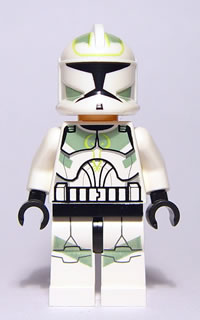 LEGO® Minifigure Star Wars sw0298 Clone Trooper Horn Company (Phase 1) Sand Gree