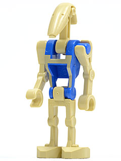 Preowned LEGO® Minifigure – Star Wars sw0300 Battle Droid Pilot w/Blue Torso w/Tan Insignia