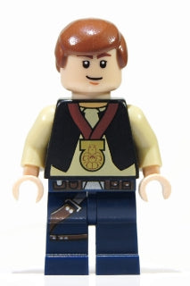 Preowned LEGO® Minifigure – Star Wars sw0356 Han Solo Celebration Smooth Hair