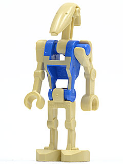 Preowned LEGO® Minifigure – Star Wars sw0360 Battle Droid Pilot w/Blue Torso w/Tan Insignia