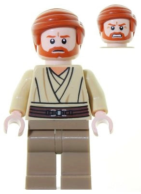Preowned LEGO® Minifigure – Star Wars sw0362 Obi-Wan Kenobi (Dark Tan Legs)