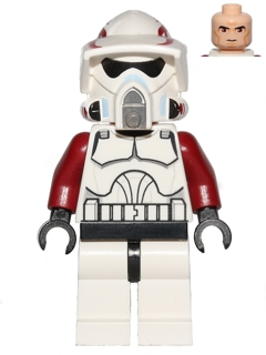 Preowned LEGO® Minifigure – Star Wars sw0378 Clone ARF Trooper, Rancor Battalion (Phase 1) - Large Eyes