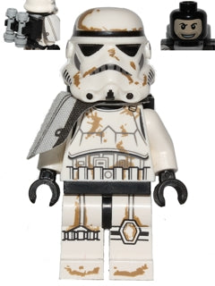 Preowned LEGO® Minifigure – Star Wars sw0383 Sandtrooper White Pauldron Survival Backpack D