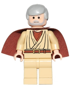 Preowned LEGO® Minifigure – Star Wars sw0388 Obi-Wan Kenobi (Old) Short Cape (Watch 9002939
