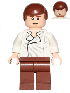 Preowned LEGO® Minifigure – Star Wars sw0403 Han Solo Reddish Brown Legs w/out Holster Patt