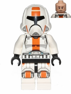 Preowned LEGO® Minifigure – Star Wars sw0444 Republic Trooper (Cheek Lines)