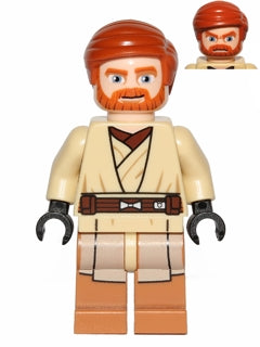 Preowned LEGO® Minifigure – Star Wars sw0449 Obi-Wan Kenobi (Medium Nougat Legs)