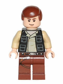 Preowned LEGO® Minifigure – Star Wars sw0451 Han Solo Reddish Brown Legs w/Holster Pattern