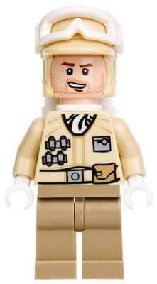 Preowned LEGO® Minifigure – Star Wars sw0462 Hoth Rebel Trooper Tan Uniform (Stubble)