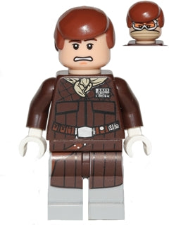 Preowned LEGO® Minifigure – Star Wars sw0466 Han Solo (Hoth Snow Goggles and Tan Bandana)