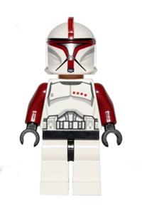 Preowned LEGO® Minifigure – Star Wars sw0492 Clone Trooper Captain (Phase 1) Scowl