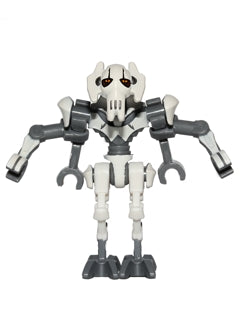 Preowned LEGO® Minifigure – Star Wars sw0515 General Grievous Bent Legs White Armor