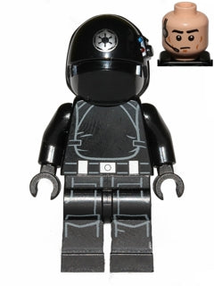Preowned LEGO® Minifigure – Star Wars sw0529 Imperial Gunner (Closed Mouth Silver Imperial