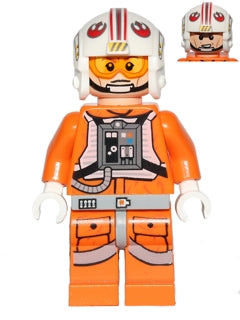 Preowned LEGO® Minifigure – Star Wars sw0569 Luke Skywalker (Pilot Printed Legs Cheek Lines