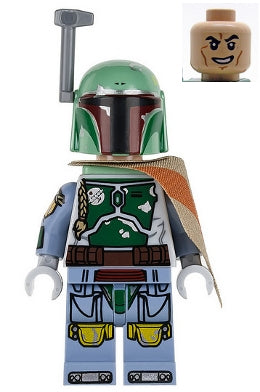 Preowned LEGO® Minifigure – Star Wars sw0610 Boba Fett Pauldron Helmet Jet Pack Printed Arm
