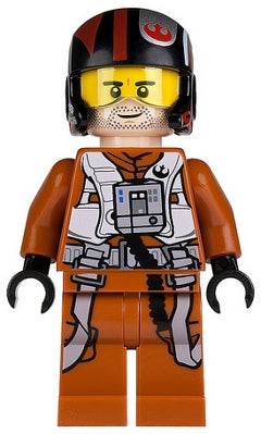 Preowned LEGO® Minifigure – Star Wars sw0658 Poe Dameron (Pilot Jumpsuit Helmet)
