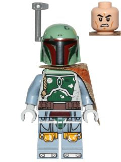 Preowned LEGO® Minifigure – Star Wars sw0711 Boba Fett Pauldron Cloth w/Dark Orange Stripe