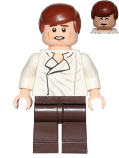 Preowned LEGO® Minifigure – Star Wars sw0714 Han Solo Dark Brown Legs