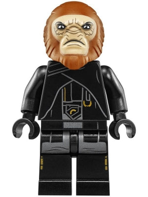Preowned LEGO® Minifigure – Star Wars sw0954 Drydens Guard (Hylobon Enforcer) Closed Mouth