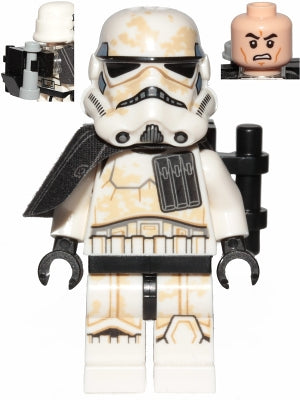 Preowned LEGO® Minifigure – Star Wars sw0960 Sandtrooper (Enlisted) Black Pauldron Ammo Pou