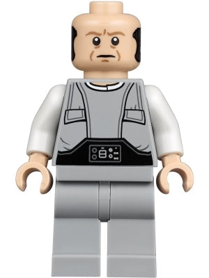 Preowned LEGO® Minifigure – Star Wars sw0974 Lobot Light Nougat Dark Orange Eyebrows