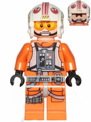 Preowned LEGO® Minifigure – Star Wars sw0991 Luke Skywalker (Pilot Printed Legs Visor Up/Do