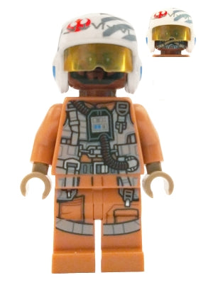 Preowned LEGO® Minifigure – Star Wars sw1005 Resistance Bomber Pilot Finch Dallow