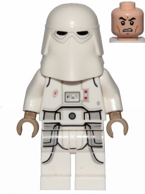 Preowned LEGO® Minifigure – Star Wars sw1009 Snowtrooper Printed Legs Dark Tan Hands