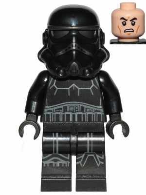 Preowned LEGO® Minifigure – Star Wars sw1031 Imperial Shadow Trooper Male Dual Molded Helme
