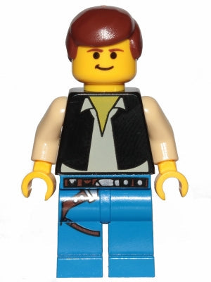 Preowned LEGO® Minifigure – Star Wars sw1032 Han Solo Blue Legs (20th Anniversary Torso)