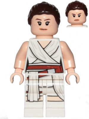Preowned LEGO® Minifigure – Star Wars sw1054 Rey White Tied Robe