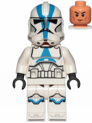 Preowned LEGO® Minifigure – Star Wars sw1094 Clone Trooper 501st Legion (Phase 2) White Arm
