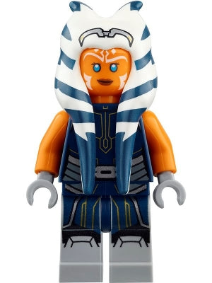 Preowned LEGO® Minifigure – Star Wars sw1096 Ahsoka Tano (Adult) Dark Blue Jumpsuit