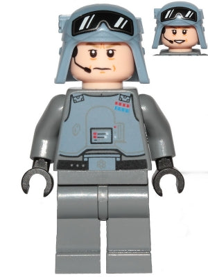 Preowned LEGO® Minifigure – Star Wars sw1101 General Maximillian Veers Helmet w/Goggles Pri