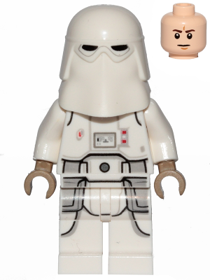Preowned LEGO® Minifigure – Star Wars sw1102 Snowtrooper Printed Le