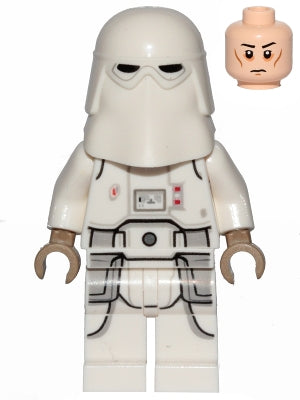 Preowned LEGO® Minifigure – Star Wars sw1103 Snowtrooper Printed Legs Dark Tan Hands Cheek