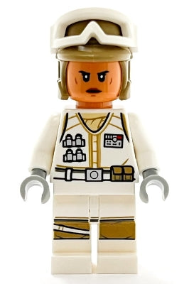 Preowned LEGO® Minifigure – Star Wars sw1188 Hoth Rebel Trooper White Uniform Dark Tan Helm