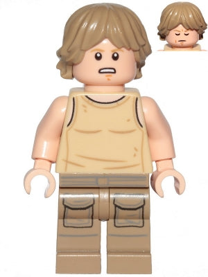 Preowned LEGO® Minifigure – Star Wars sw1199 Luke Skywalker (Dagobah Tan Tank Top)