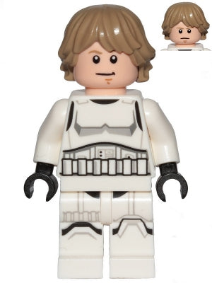 Preowned LEGO® Minifigure – Star Wars sw1203 Luke Skywalker Stormtrooper Outfit Printed Leg