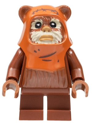 Preowned LEGO® Minifigure – Star Wars sw1218 Wicket (Ewok) Hood w/Wrinkles