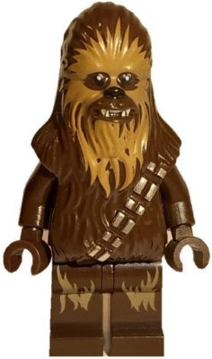 Preowned LEGO® Minifigure – Star Wars sw1253 Chewbacca Medium Nougat Face Fur Dark Tan Leg