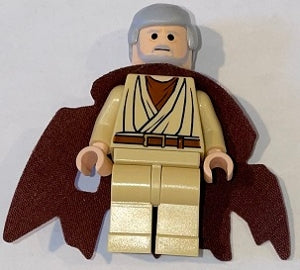 Preowned LEGO® Minifigure – Star Wars sw1254 Obi-Wan Kenobi (Old) Tattered Cape (Watch 9001