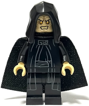 Preowned LEGO® Minifigure – Star Wars sw1263 Emperor Palpatine Spongy Cape Hood Basic Yello