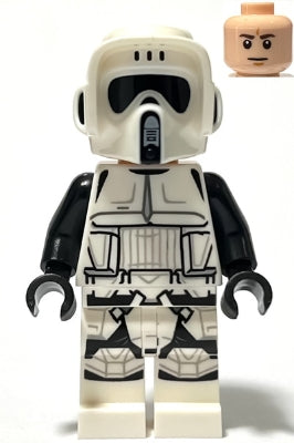 Preowned LEGO® Minifigure – Star Wars sw1265 Imperial Scout Trooper Male Dual Molded Helmet