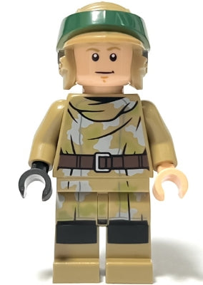 Preowned LEGO® Minifigure – Star Wars sw1266 Luke Skywalker Dark Tan Endor Outfit Helmet