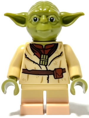 Preowned LEGO® Minifigure – Star Wars sw1272 Yoda Olive Green Belt Light Nougat Feet