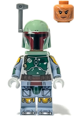 Preowned LEGO® Minifigure – Star Wars sw1274 Boba Fett Helmet Jet Pack Printed Arms and Leg