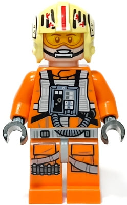 Preowned LEGO® Minifigure – Star Wars sw1281 Rebel Pilot Garven Dreis (Red Leader)