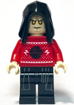 Preowned LEGO® Minifigure – Star Wars sw1297 Emperor Palpatine Holiday Sweater