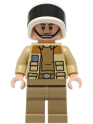 Preowned LEGO® Minifigure – Star Wars sw1328 Captain Antilles Dark Tan Shirt Lrg Rank Badge